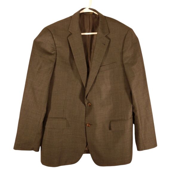 Brooks Brothers suit mens 346 regent fit 45L wool 38x31 gray 2 peice pants blzer - Picture 2 of 16